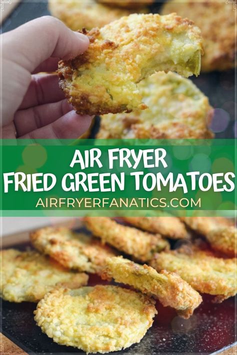 Fried Green Tomatoes Recipe Easy, Fried Green Tomatoes Recipe, Week Meals, Green Tomato Recipes, Fried Tomatoes, Bite Size Snacks, Tomatoes Recipe, Healthy Vegetable Recipes, Air Fry Recipes