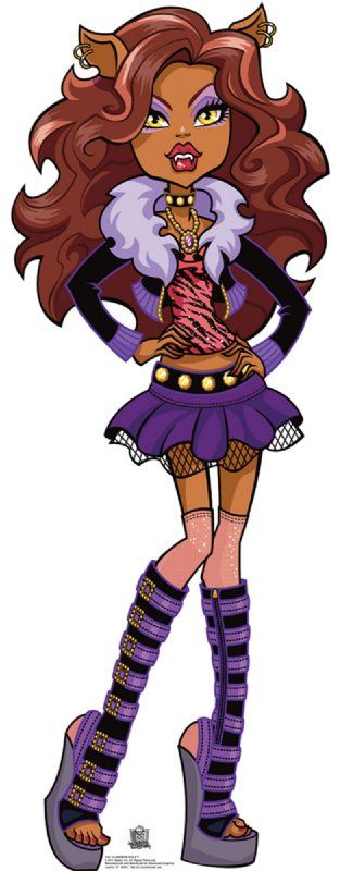 Clawdeen Wolf - Monster High Cardboard Cutout Standup Prop Monster High Wiki, Monster High Clawdeen Wolf, Monster High Frankie Stein, Monster High Costume, Monster High Birthday Party, Howleen Wolf, Diy Monsters, Arte Monster High, Arte Do Kawaii