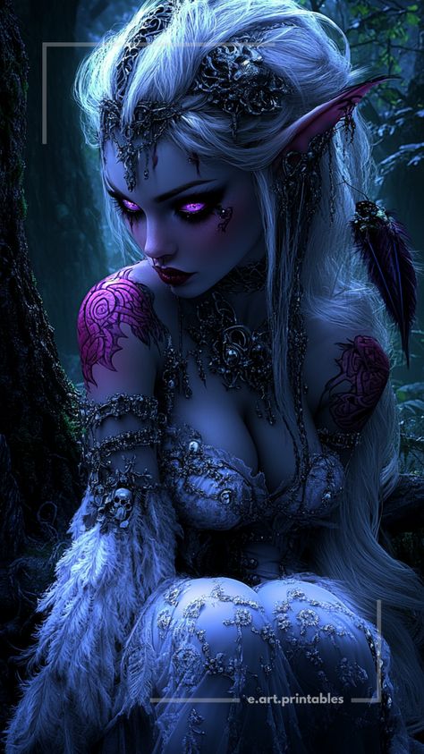 Fantasy Art, Enchanted Forest, Mythical Creatures, Female Fantasy Characters, Detailed Illustration, Magical Women, Fairytale Art, Fantasy Illustration, Mystical Women, Digital Fantasy Art #FantasyArt, #EnchantedForest, #MythicalCreatures, #FantasyIllustration, #MagicalWomen, #FairytaleArt, #MysticalCreatures, #FantasyWorld, #DigitalArt, #FantasyWomen Evil Fairy Character Design, Enchanted Forest Characters, Fey Creatures, Wicked Lovely, Dark Fey, Dark Fairy Aesthetic, Mystical Women, Mythical Forest, Mythic Creatures