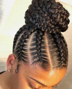 Stitch Braids Styles   #Stitchbraids #Blackbraids #protectivehairstyles #braids Hairstyles Heart, Heart Braid, Twisted Hair, Feed In Braids Hairstyles, Braided Bun Hairstyles, Braided Cornrow Hairstyles, Stitch Braids, Feed In Braid, Girls Braids