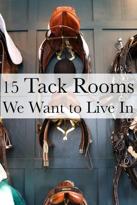 Tack Room Luxury, Tack Shed Ideas Design, Saddle In Living Room, Saddle Rack Ideas Tack Rooms, Tack Room Decorating Ideas, Tack Room Cubbies, Equestrian Storage Ideas, Equine Tack Room Ideas, Decorating With Saddles