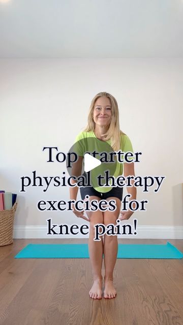 Physical Therapist ★ Pilates on Instagram: "While knee pain can be caused by a large variety of conditions, as a physical therapist here are the three starter exercises I give to many of my clients with generalized knee pain! They are meant to wake up the quad muscles and prepare the knee for our progression of strengthening exercises later on!

1. Quad sets - with your leg straight out, squeeze your quadricep muscle and hold it for 10 seconds.

2. Short Arc Quads - with a small towel roll under your knee, squeeze that quad muscle again and then straighten the leg. Slowly lower back down.

3. Straight Leg Raises - again start by tightening the quad, and then lift the leg up about 30 degrees, keeping it straight and strong.

Do 10-20 reps of each. This can be done multiple times a day to bu Quad Muscle, Quad Muscles, Straight Leg Raise, Physical Therapy Exercises, Quad Exercises, Knee Exercises, Strengthening Exercises, Small Towel, Leg Raises