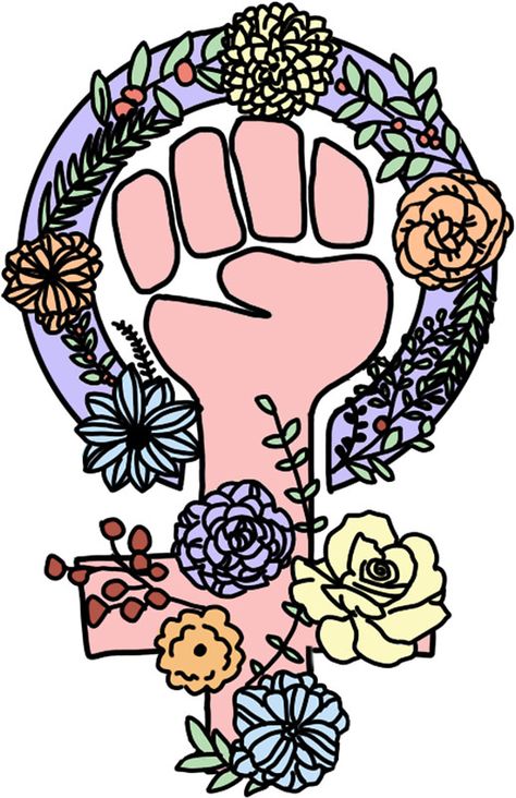 feminist flower symbol Feminism Symbol, Feminism Poster, Feminism Art, Symbol Tattoo, Flower Symbol, Quotes Thoughts, Feminist Quotes, Life Quotes Love, Feminist Art