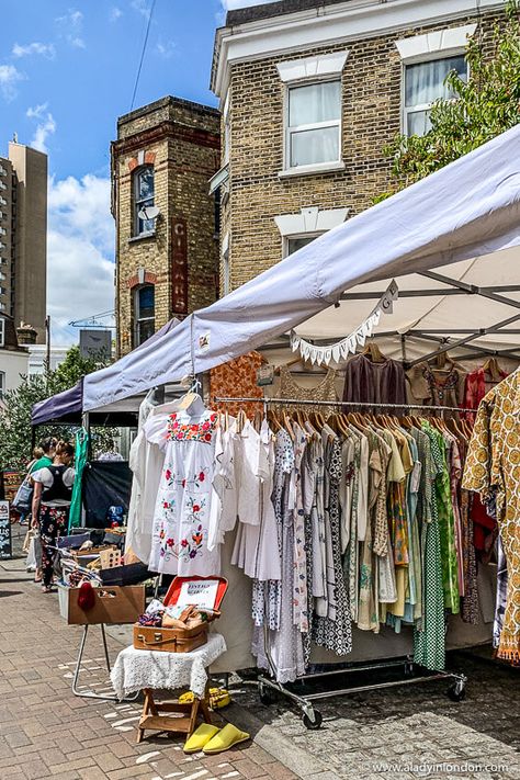 Clothing at Herne Hill Market in London Markets In London, Best Markets In London, Best Things To Buy, London Souvenirs, London Market, London Baby, London Summer, Outdoor Market, Things To Do In London