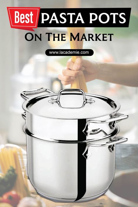 Picking the perfect pasta pot is the best way to ensure your food comes out ideally. Pasta Pan, Cooking Pasta, Best Kitchen Tools, Best Pasta, Pasta Pot, Small Pasta, Perfect Pasta, Italian Cooking, Stock Pot