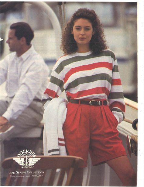 Glamour Magazine January 1991 - 1990's Fashion and style in magazine scans! - Dockers Advertisement 1990s Womens Fashion, 80s Female Fashion Retro, 1990 Style 90s Fashion, 80s Magazine Fashion, 1991 Outfits, 90s Clothing Style 1990s, 80’s Fashion Women, Real 80s Fashion, 1990 Clothes