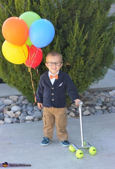 Sara: My son Corbin is the little old man from the movie Up! This costume was so easy to throw together and turned out so cute! I used some of his... Old Man From Up Costume, Toddler Up Costume, Carl Fredricksen Costume, Carl From Up, Up Movie Halloween Costume, Carl From Up Costume, Carl Up Costume, Old Man From Up, Old Man Costume For Kids