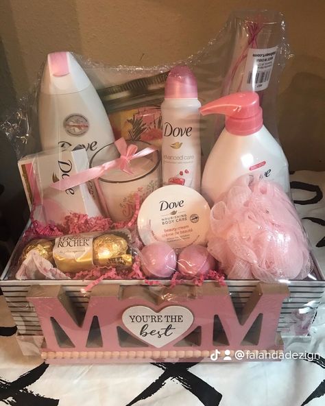 Gift Basket, Care Products, Beauty Products, Mothers Day, Personal Care, Bed, Pink, Gifts, Beauty