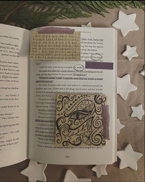 Acotar Annotations Guide, Acotar Books Aesthetic, Annotating Acotar, Acotar Doodles, Book Annotation Doodles, Book Annotations Aesthetic, Acotar Annotations, Annotate Book, Annotating Books Aesthetic