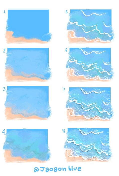 Acrylic Tutorials, Concept Art Tutorial, Water Drawing, Oil Pastel Art, Acrylic Painting Tutorials, Water Art, Small Canvas Art, Digital Painting Tutorials, Painting Lessons