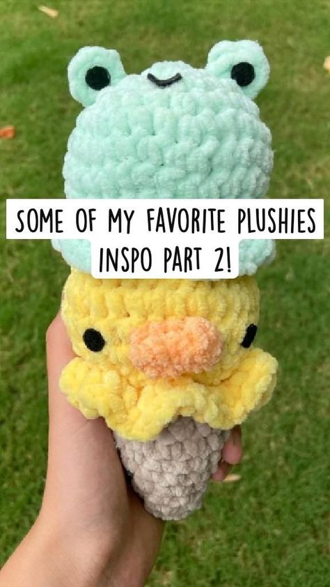 Some of my favorite plushies inspo part 2! in 2022 | Fun crochet projects, Diy crochet projects, Crochet projects Fuzzy Crochet Animals, Cute Plushies To Crochet, Cute Crochet Crafts, Stuffed Animals To Crochet, Crochet Animals Cute, Crochet Plush Ideas, How To Crochet A Stuffed Animal, Easy Crochet Plushies For Beginners, How To Crochet For Beginners Animals