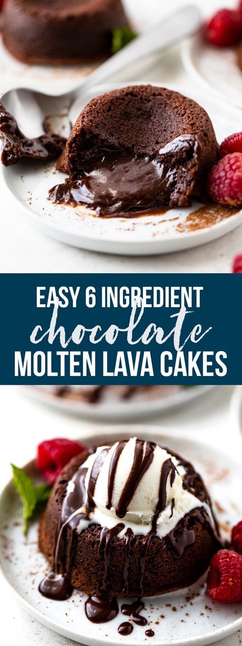 Molten Cakes, Molten Lava Cakes Recipe, Chocolate Lava Cakes, Chocolate Lava Cake Recipe, Molten Cake, Molten Chocolate Lava Cake, Lava Cake Recipes, Molten Lava Cakes, Molten Chocolate