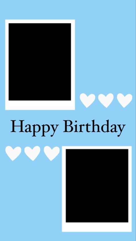 Birthday Template for Instagram | Fotos para felicitar cumpleaños, Ideas tarjeta de cumpleaños, Letras de happy birthday Birthday Template For Instagram, Happy Birthday Icons, Happy Birthday Blue, Happy Birthday Vintage, Happy Birthday Love Quotes, Birthday Captions Instagram, Happy Birthday Text, Birthday Collage, Happy Birthday Wallpaper