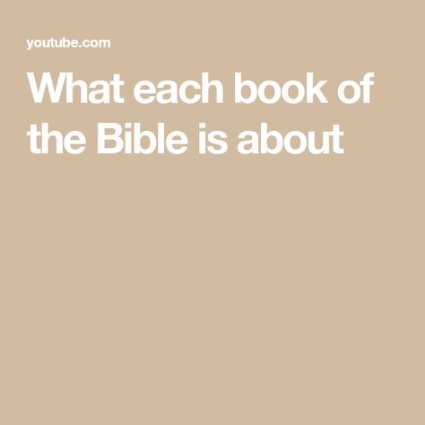 What each book of the Bible is about What Each Book Of The Bible Is About, Joshua In The Bible, God Poems, Book Of The Bible, Study Topics, Bible Study Topics, Study Bible, Bible Study Lessons, Prayer Verses