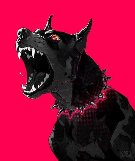 Doberman Tattoo, Royal Logo, Angry Dog, Scary Dogs, Scary Animals, Arte 8 Bits, Canine Art, Bad Dog, Creepy Art