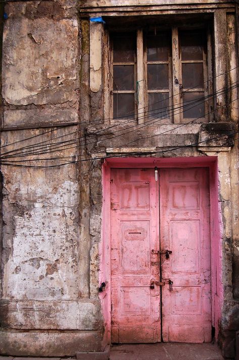 Pink Doors | Glenn Thompson, on Flickr. #pink #color #portals #doors #front #entrance #house Pretty Doors, Pink Doors, Koti Diy, When One Door Closes, Pink Door, Cool Doors, Old Doors, Tickled Pink, Unique Doors