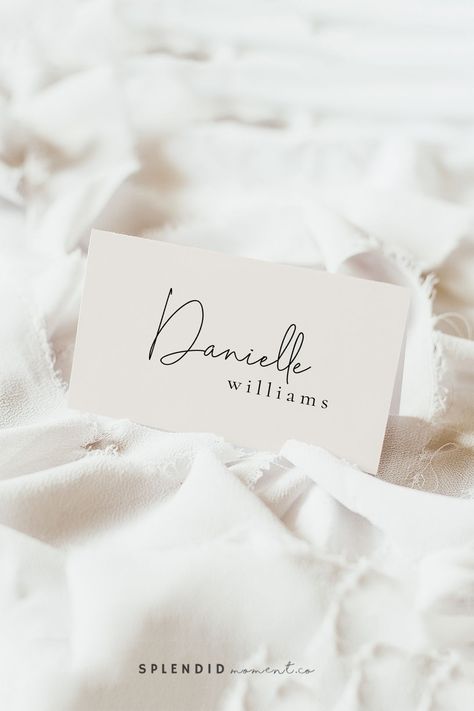 Name Place Cards Wedding Table, Name Tags For Wedding Guests, Name Tents Wedding Table Cards, Wedding Name Place Cards On Napkin, Modern Wedding Name Cards, Head Table Name Cards, Cricut Wedding Name Cards, Name Place Card Wedding, Wedding Table Name Card