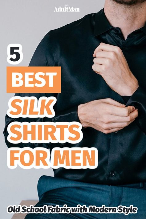 Sometimes there really is no stand-in for a quality silk shirt. The trick is to not look like a Soprano. Do it right with these five best silk shirts for men. Silk Shirts For Men, Mens Silk Shirt Outfit, Mens Silk Shirts, Silk Shirt Outfit, Silk Shirt Men, Shirts For Men Designer, Silk Shirts, Silk Clothes, Silk T Shirt