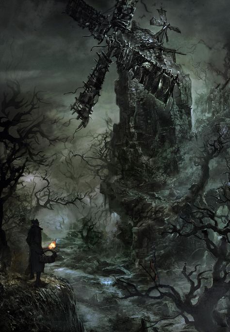 Bloodborne Concept Art - Album on Imgur Bloodborne Concept Art, Bloodborne Art, Dark Souls Art, Art Album, Seni 3d, 다크 판타지, Bloodborne, Gothic Horror, Fantasy Setting