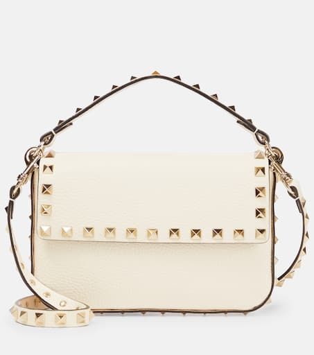 Valentino Purse, Valentino Garavani Bag, Valentino Handbags, White Crossbody Bag, Light Ivory, Valentino Rockstud, Valentino Bags, Shoulder Purse, Leather Items