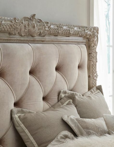 Inspired and romantic living, entertaining, traveling and decorating in a French Country Cottage in the California countryside. French Country Decorating Bedroom, Beautiful Bed Designs, Country Bedroom Decor, Head Boards, French Country Bedrooms, تصميم للمنزل العصري, Country Decorating, Diy Headboard, Country Bedroom