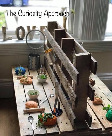 Curiousity Approach Eyfs, Forest School Area, Curiosity Approach Eyfs, Playdough Station, Curiosity Approach, Reggio Inspired Classrooms, Outdoor Learning Spaces, Reggio Emilia Inspired, Eyfs Classroom