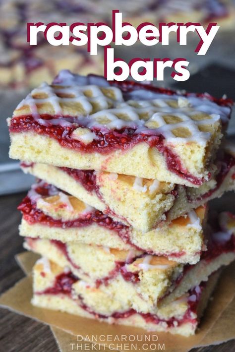 Rasberry Recipes, Raspberry Pie Filling, Raspberry Bars, Raspberry Desserts, Raspberry Pie, Raspberry Recipes, Raspberry Filling, Fruity Desserts, Cookie Bar Recipes