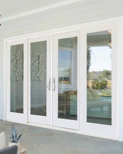 Outdoor sliding doors patio