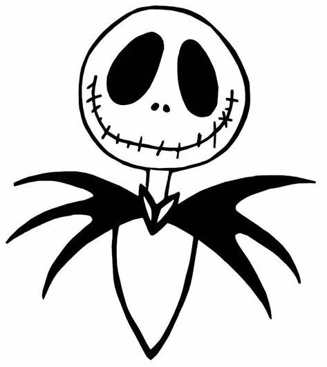 Jack Skellington Coloring Pages, Night Before Christmas Drawings, Jack Coloring Pages, Nightmare Before Christmas Stencil, Enternal Flowers, Jack Skellington Pumpkin Stencil, Pumpkin Stencil Printable, Jack Skellington Drawing, Jack Skellington Tattoo