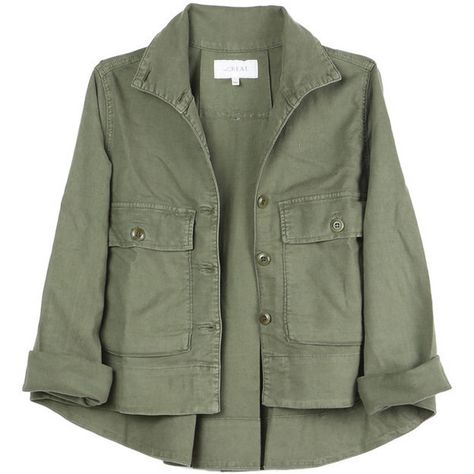 The Great The Swingy Army Jacket ($375) ❤ liked on Polyvore featuring outerwear, jackets, military jacket, army jacket, green field jacket, green military jacket and army green jacket Safari Jacket Women, Military Jacket Green, Fuzzy Coat, Jacket Cape, Green Field, Textured Jacket, Army Green Jacket, Outfit Formulas, Safari Jacket