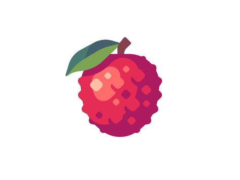 Lychee by Ivan Dubovik on Dribbble Lychee Tattoo, Fantasy Trinkets, Ivan Dubovik, Vegetable Character, Daily Illustration, Fruit Logo, Rain Wallpapers, Food Cartoon, Lucky Draw