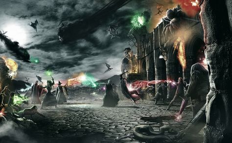 Hogwarts Battle, Battle Of Hogwarts, Hogwarts Castle, Hogwarts, Harry Potter, Castle