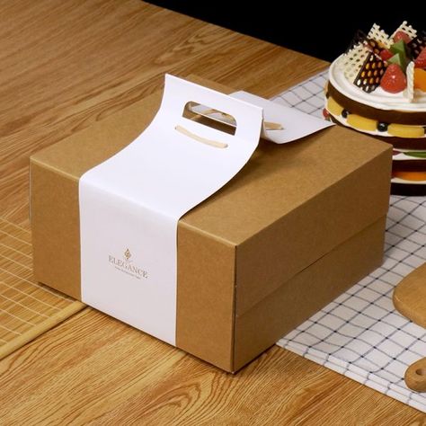 Bakery Boxes Packaging, Cake Box Cake, Box Bag Packaging, Cake Boxes Packaging, Premium Cake, Brownie Packaging, Bakery Packaging Design, Cupcake Packaging, Bread Packaging