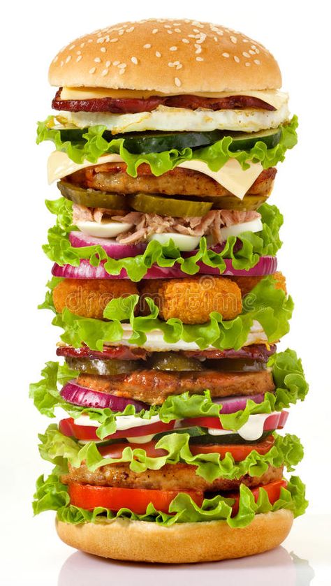 Biggest Burger. Appetizing super big burger isolated on white background. King s , #Sponsored, #super, #big, #Appetizing, #Biggest, #Burger #ad Background King, Burger Images, Big Burger, Specialty Sandwiches, Big Burgers, Fast Food Items, Ham And Cheese Sandwich, Food Png, Vegetarian Burger