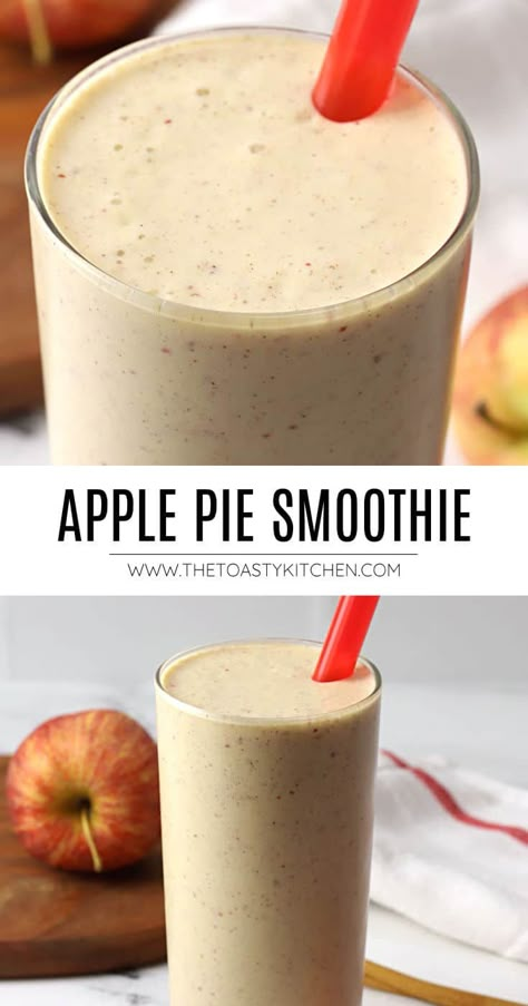 Healthy Apple Pie Smoothie, Apple Pie Smoothie Recipe, Low Sugar Smoothies, Apple Smoothie Recipes, Fall Smoothies, Cinnamon Smoothie, Recipe Smoothie, Apple Pie Smoothie, Smoothie Recipes Healthy Breakfast