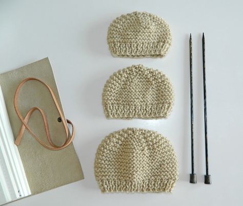 Baby Hats Pattern, Baby Hats Knitting Free, Newborn Knit Hat, Baby Hat Knitting Patterns Free, Hats For Babies, Preemie Hats, Beanie Knitting Patterns Free, Knitting For Charity, Baby Hat Knitting Pattern