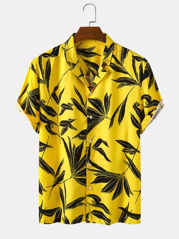 I found this amazing Mens Plant & Leaf Printed Holiday Short Sleeeve Shirts with £19.99,and 14 days return or refund guarantee protect to us. --Newchic Tropical Leaf Print, Vintage Hawaiian Shirts, Tropical Leaf, Short Sleeve Shirts, 45 Years, Mens Hawaiian Shirts, Leaf Print, Shirt Collar, Summer Shirts