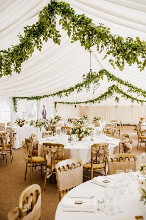 Wedding Marquee Ideas Rustic, Marquee Floral Installation, Decorating A Marquee For A Wedding, Tipi Marquee Wedding, Wedding Garden Marquee, Marquee Table Decorations, Boho Wedding Marquee, Simple Marquee Decoration, Rustic Wedding Marquee Decor