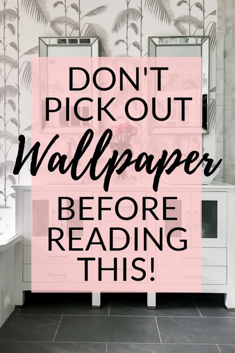 How to Pick Out Wallpaper - Tips & Advice from Someone Who Has Been There.  Should you hire a wallpaper installer? This question and more are answered. Painting Over Wallpaper, Outdoor Cabana, Room Accent Wall, Office Wallpaper, Wallpaper Borders, Neutral Wallpaper, Inspire Me Home Decor, Wallpaper Accent Wall, Room Transformation