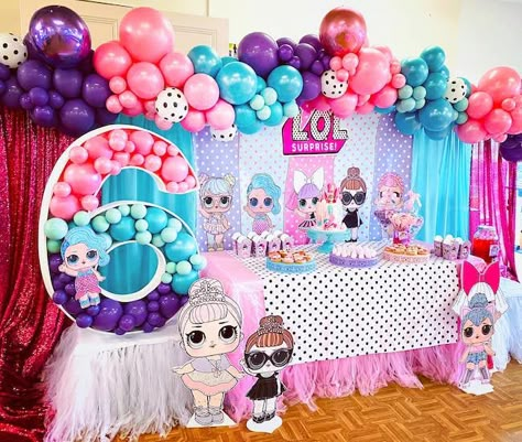 Surprise Party Decorations, Suprise Birthday, 7th Birthday Party Ideas, 5th Birthday Party Ideas, Girls Birthday Party Themes, Party Decoration Ideas, Bday Party Theme, Doll Party, Birthday Surprise Party