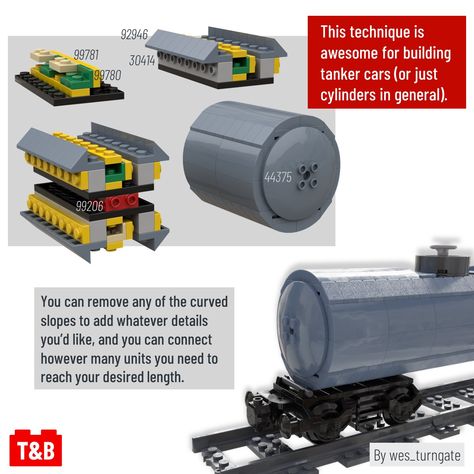 #1994 TECHNIQUES: LEGO Train Techniques Lego Car Moc, Lego Christmas Train, Lego Techniques, Lego Train, Lego Christmas, Lego System, Lego Trains, Rail Car, Christmas Train