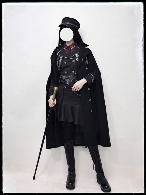 Your Highness -The Vow- NEW VERSION Military Lolita Ouji Lolita Cape Your Highness, Old Fashion Dresses, Queen Costume, Gambar Figur, Uniform Fashion, New Version, Lolita Dress, Gothic Lolita, Character Outfits