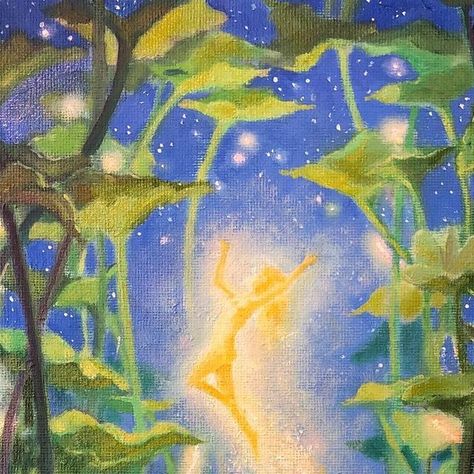 Jonathan Wiltshire on Instagram: "“People who have had fairy encounters often speak of the opalescent, light-filled quality of fairies. Their luminescent aspect gives rise to the name ‘the Shining Ones’." Sirona Knight Oil on Linen/ 11x14” / Lotus Fairy #oilpainting #naturebeing #fairy #fairies #visionaryart #esoteric #lightbeings #shiningones #fineart #illustration #sironaknight #clairvoyant #flowernewhouse #geoffreyhodson #devas" Fairy Light Illustration, Fairy Lights Drawing, Fairy Painting Ideas, Lotus Fairy, Light Oil Painting, Record Painting Ideas, Fairy Painting, Light Fairy, Record Painting