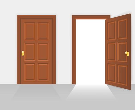 Gate Vector, Door Illustration, Door House, Trendy Door, Door Picture, House Clipart, Door Prop, School Doors, Kitchen Door Handles