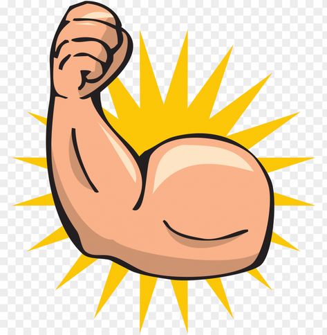 Strong Arm Emoji, Muscles Illustration, Strong Illustration, Strong Drawing, Muscle Illustration, Bible Clipart, Strong Hands, Background Png Images, Man Clipart