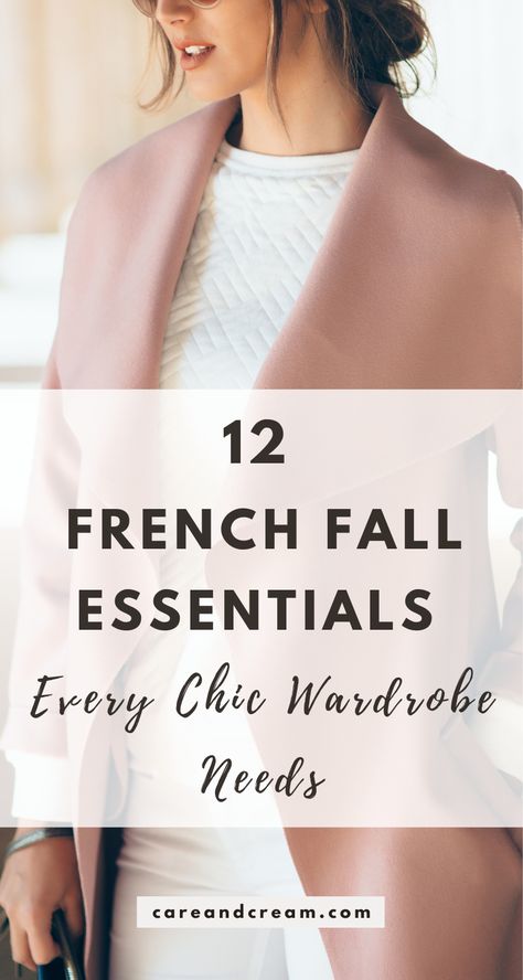 Discover the 12 French Fall Wardrobe Essentials for a chic aesthetic! From Parisian chic basics to French fall fashion staples, this guide has everything you need to perfect your fall style. Create endless French fall outfits and curate a timeless French capsule wardrobe that exudes elegance. Classic Style Fall Outfits, Fall Outfits Women Italy, Basic Staples Outfits, French Fall Outfits 2024, Fall Outfits Parisian Style, Classic Fall Capsule Wardrobe 2023, French Fall Fashion 2024, French Astetics, French Fall Capsule Wardrobe