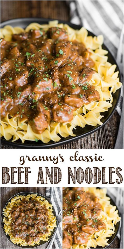 Beef Tips And Noodles, Best Easy Dinner Recipes, Stew Meat Recipes, Mapo Tofu, Creamy Mushroom Sauce, 5 Ingredient Recipes, Stew Meat, Beef Stew Recipe, Instant Pot Dinner Recipes