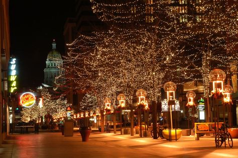 16th Street Mall Winter Lights, Denver Denver Christmas, Denver Travel Guide, Winter Lights, Denver Travel, Street Mall, Winter Weekend, Denver City, Downtown Denver, Christmas Events