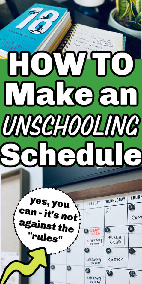 Unschooling Schedule: Wondering how exactly to go about creating an unschooling schedule...and can you even DO that and still be considered an unschooler? Some tips from a mom who transitioned from relaxed homeschooling to unschooling - what looks different in our schedule now that we unschool, and what pitfalls to avoid as you create a collaborate unschooling schedule. Unschooling Schedule Middle School, Homeschool Chores Schedule, How To Unschool, Relaxed Homeschool Schedule, Homeschool Schedule 2nd Grade, Homeschool Schedule Middle School, Loop Schedule Homeschool, Unschooling Schedule, Homeschool Schedule Multiple Kids