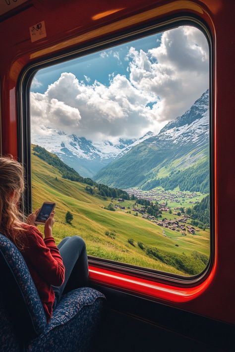 Immerse your family in the enchanting world of scenic train journeys in Switzerland. This curated video takes you on a breathtaking 7-day adventure aboard iconic trains like the Bernina Express and Glacier Express. Discover awe-inspiring landscapes, from towering mountains to charming villages, making it an ideal choice for family bonding and nature appreciation. Each route offers unique insights into Swiss culture and stunning vistas, ensuring an unforgettable journey for all ages. Click through to watch and start planning your next family escape #FamilyTravel #TrainJourney. Bernina Express Train, Bernina Express Switzerland, Train Switzerland, Glacier Express Switzerland, Switzerland By Train, Swiss Culture, Switzerland Train, Swiss Train, European Train